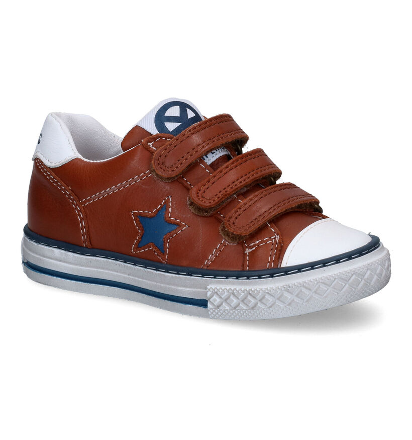 Kipling Devon Cognac Velcroschoenen in leer (308272)