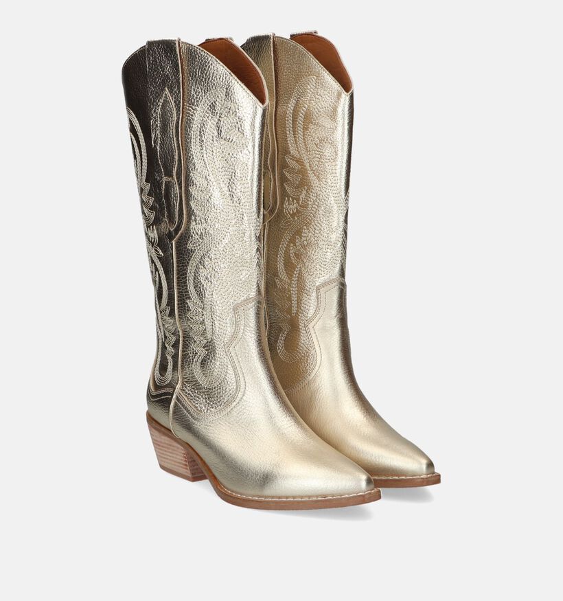 Babouche Gouden Cowboy Boots voor dames (332783)
