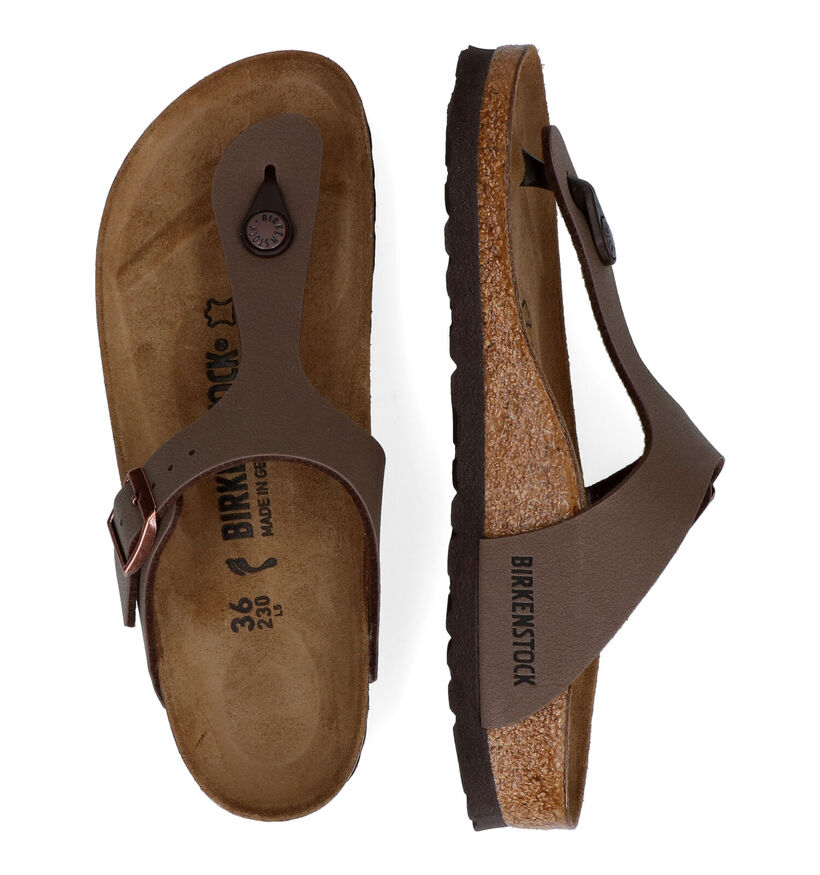 Birkenstock Gizeh Zwarte Teenslippers voor jongens (338075)