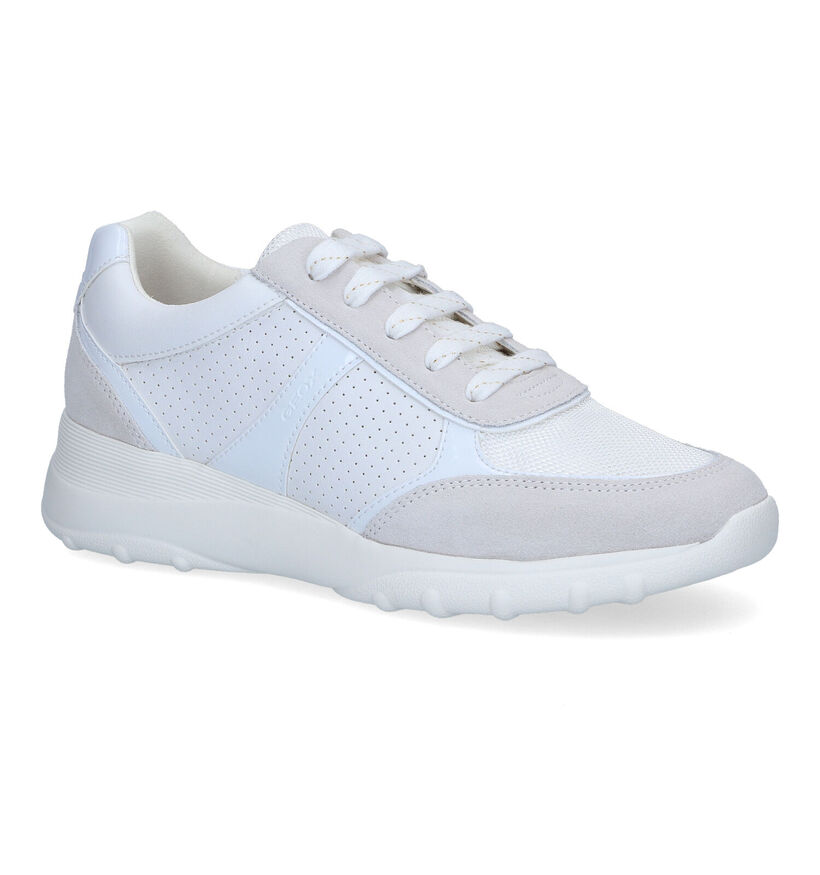 Geox Alleniee Baskets en Blanc pour femmes (311574) - pour semelles orthopédiques