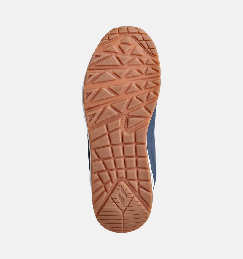 Skechers Uno Stand On Air Baskets en Bleu pour filles, garçons (360980)