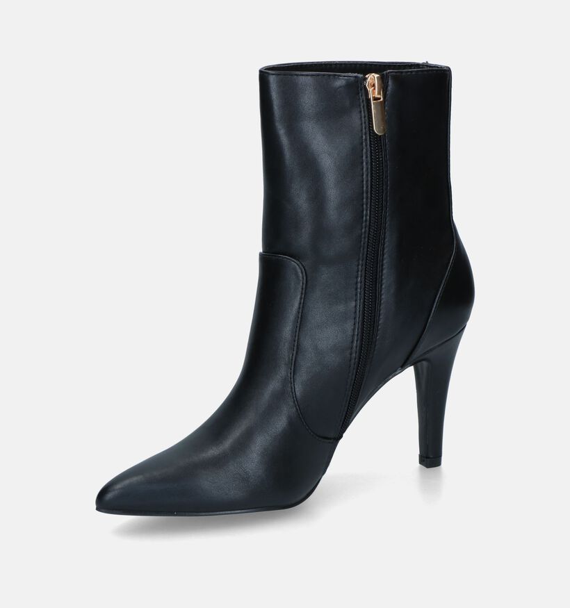 Poelman Bottes courtes en Noir pour femmes (325212)