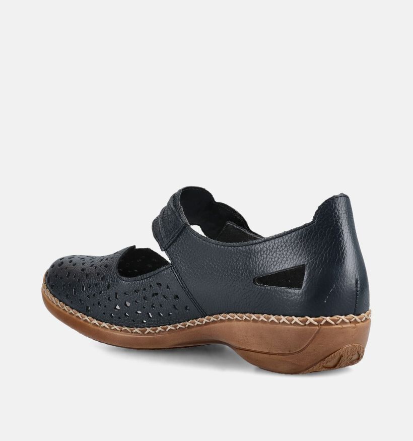 Rieker Donkerblauwe Comfortschoenen voor dames (370396)