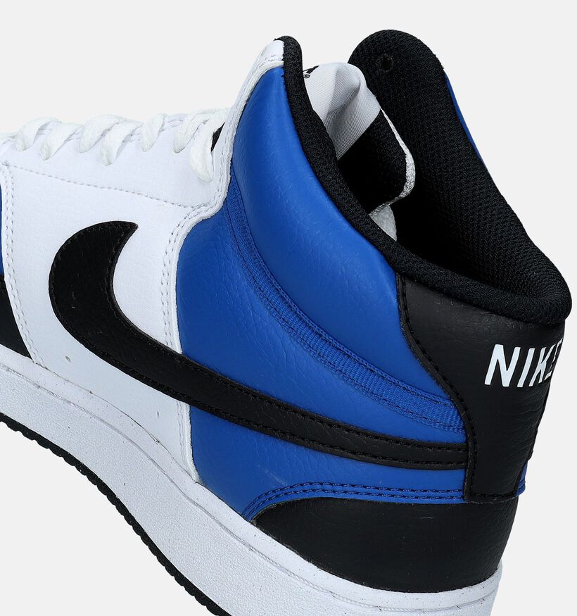 Nike Court Vision Mid Next Nature AF Baskets en Bleu pour hommes (332331)