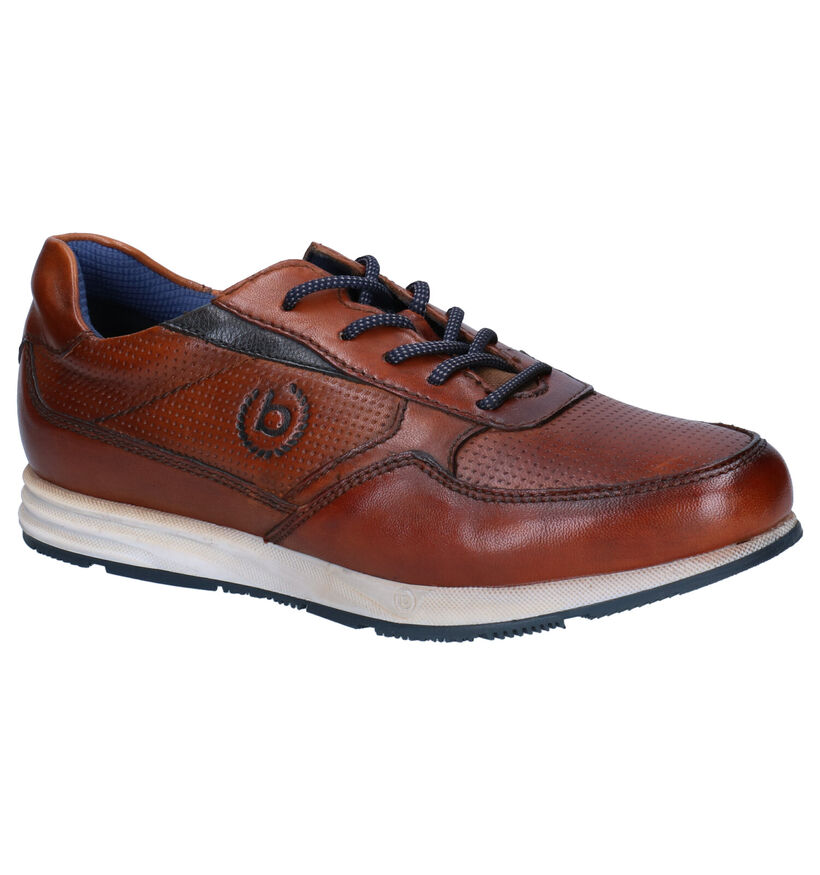 Bugatti Cognac Veterschoenen in leer (293625)