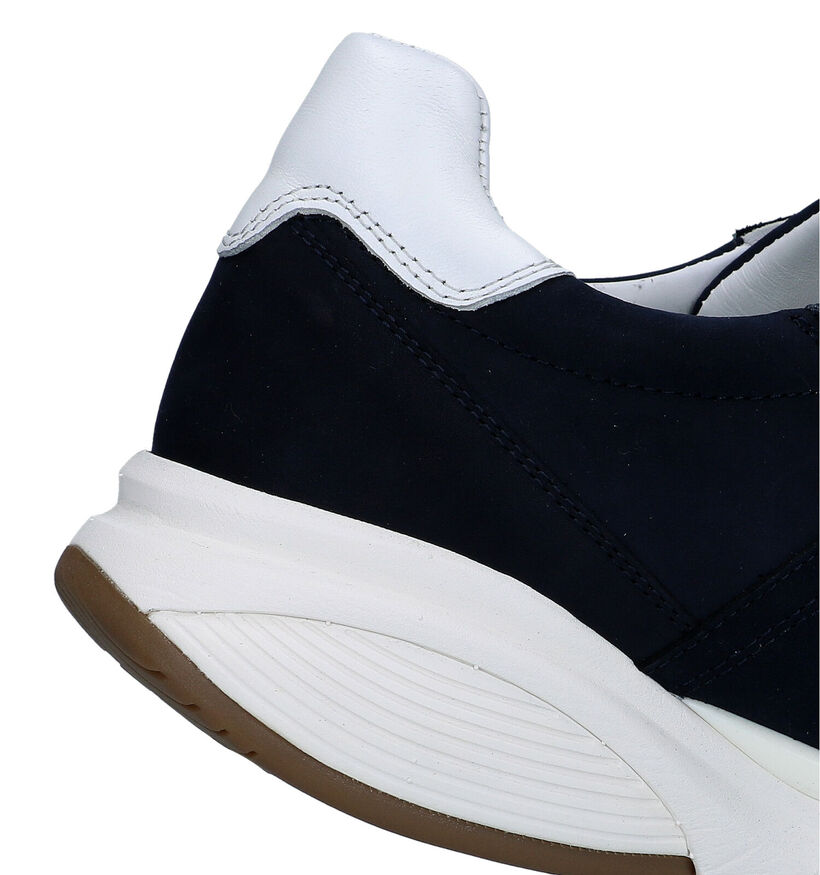 Xsensible SWX4 Blauwe Sneakers in nubuck (324834)