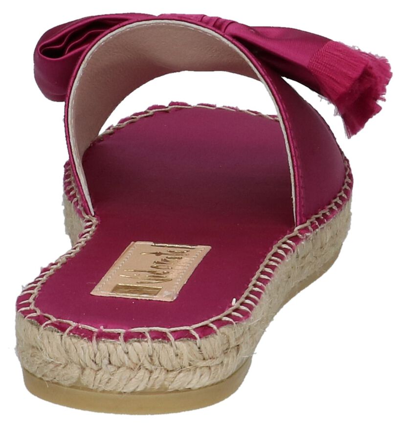 Vidorreta Nu-pieds en Rose fuchsia en textile (220246)