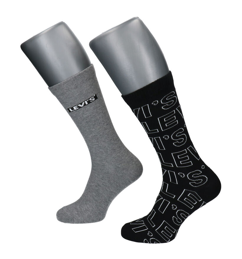 Levi's Chaussettes en Gris/Noir - 2 Paires (256636)