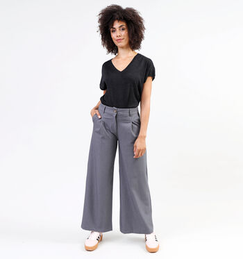 Minus T-shirts Zwart/Cognac