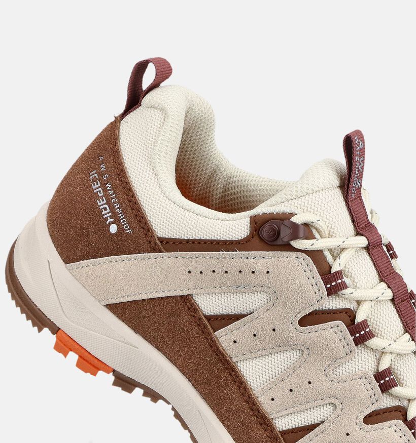 Icepeak Aura Lc Ms Chaussures de randonn&eacute;e en Beige pour femmes (378575) - pour semelles orthop&eacute;diques