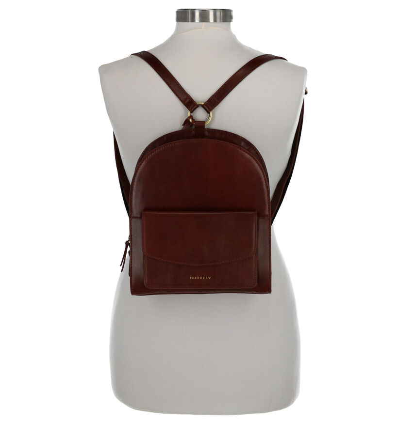 Burkely Edgy Eden Sac à Dos en Marron en cuir (260933)