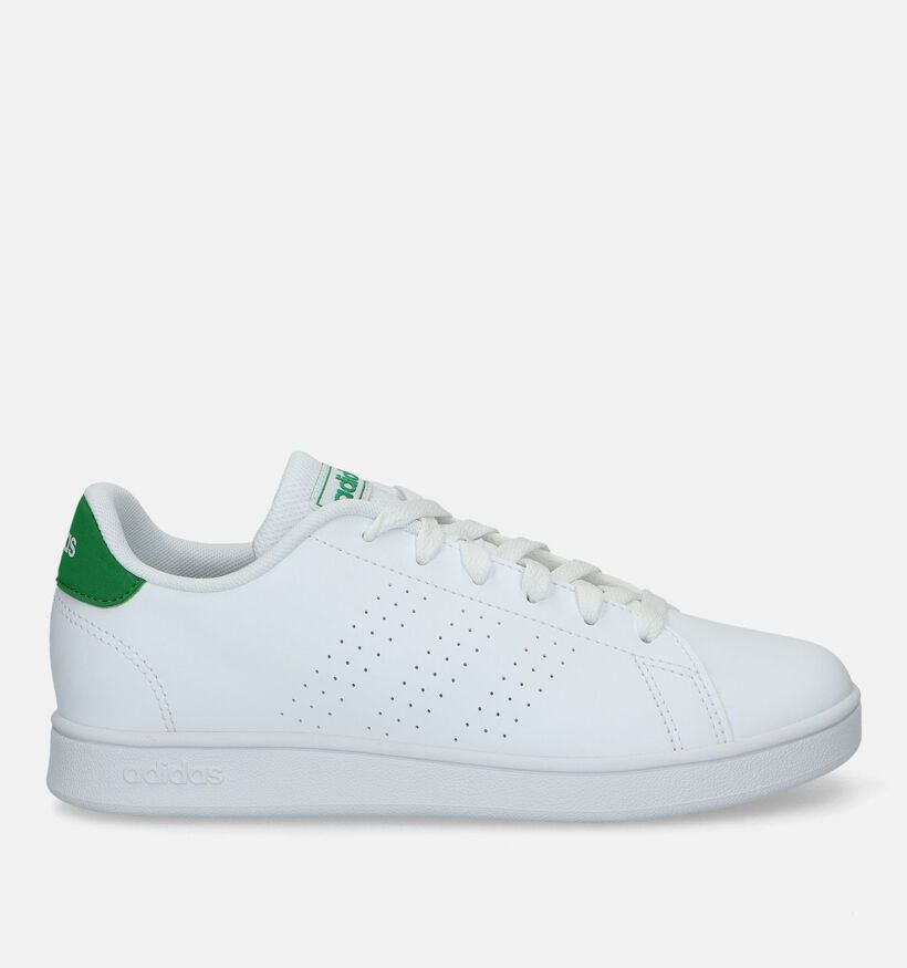 adidas Advantage K Witte Sneakers voor jongens, meisjes (326882)