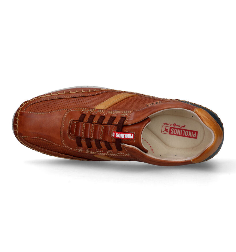 Pikolinos Fuencarral Chaussures à enfiler en Cognac pour hommes (323366) - pour semelles orthopédiques