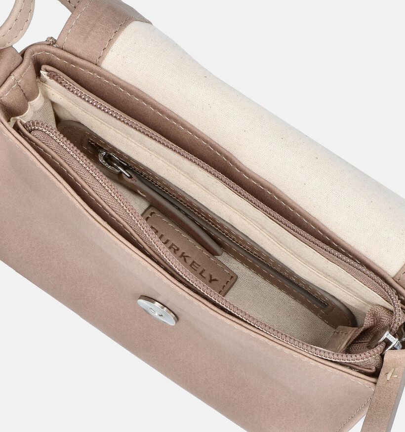 Burkely Rogue Robyn Taupe Crossbody tas voor dames (356692)