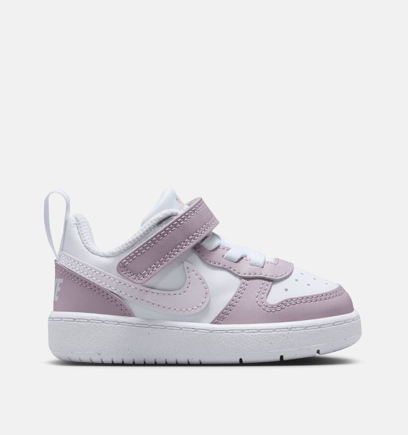 Nike Court Borough Low Paarse Sneakers voor meisjes (376156)