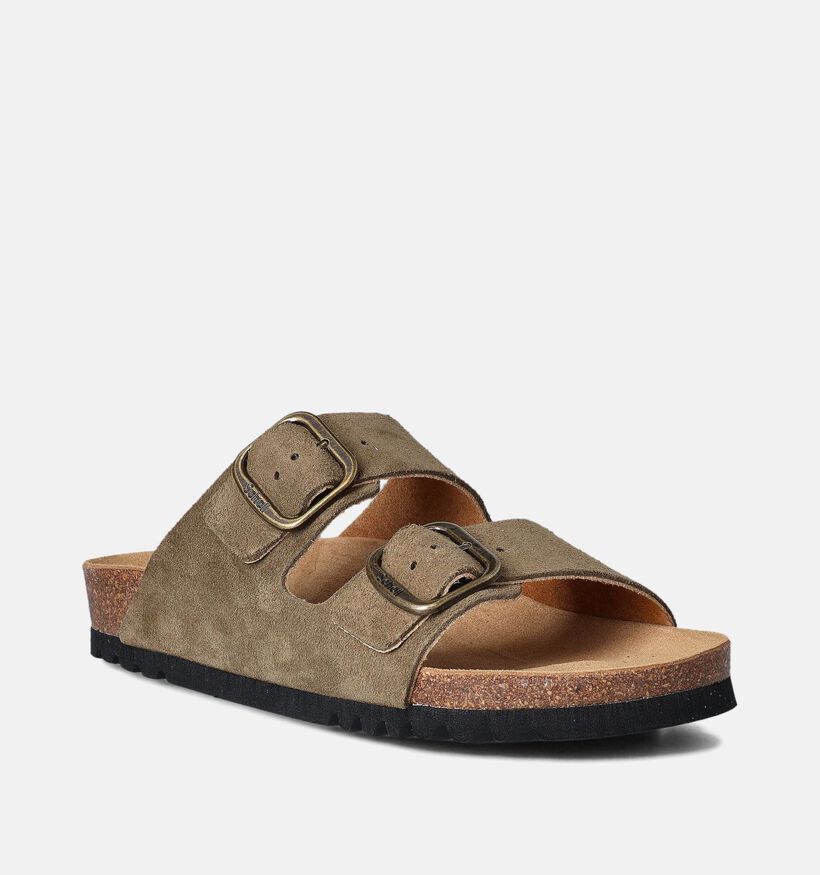 Scholl Josephine Kaki Slippers voor dames (357563)
