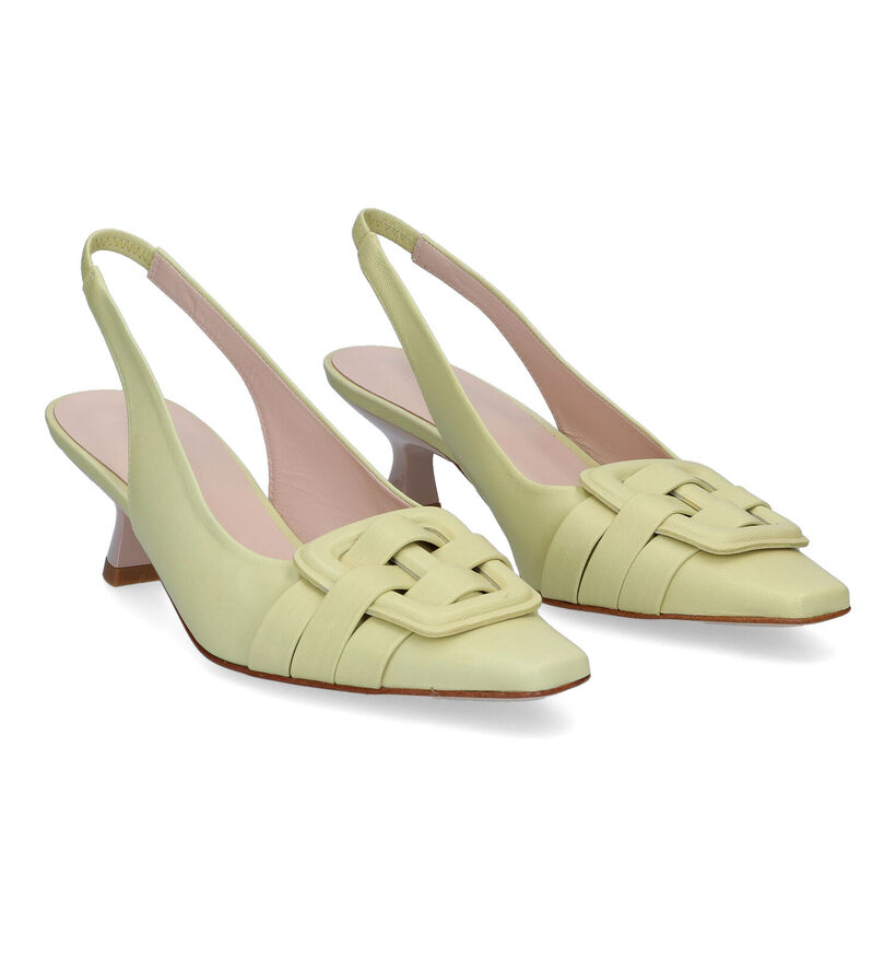 Zinda Gele Slingback Pumps voor dames (308413)