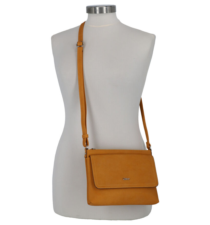 Gabor Dina Zwarte Crossbody Tas in kunstleer (296266)