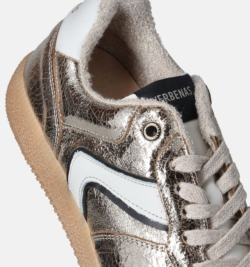 Verbenas Sora Breck Gouden Sneakers voor dames (366072) - geschikt voor steunzolen