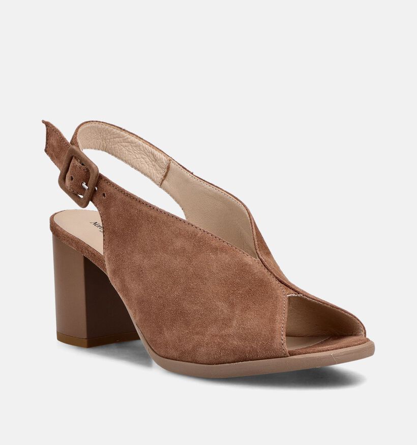 NeroGiardini Bruine Slingback Pumps voor dames (373376)