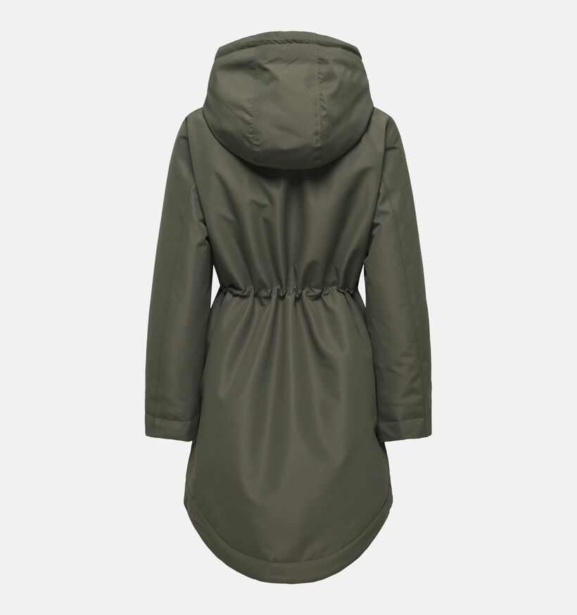 JDY Valencia Manteau Long en Vert fonc&eacute; pour femmes (378330)