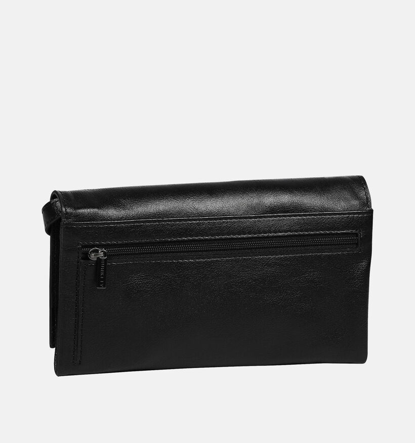 Burkely Creased Crystal Zwart Telefoontasje voor dames (363086)