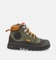 Palladium Pampa HI Cuff Waterproof Boots &agrave; lacets en Vert pour gar&ccedil;ons (378507) - pour semelles orthop&eacute;diques