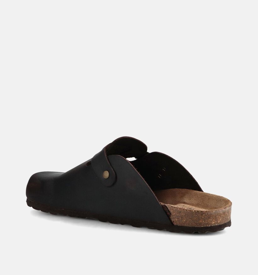 Big Leaf Donkerbruine Slippers voor heren (371826)