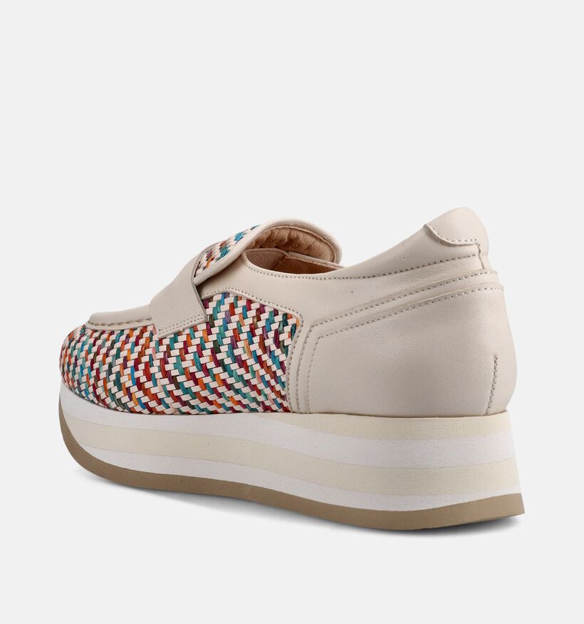 Softwaves Tresse Lichtbeige Mocassins voor dames (373386) - geschikt voor steunzolen