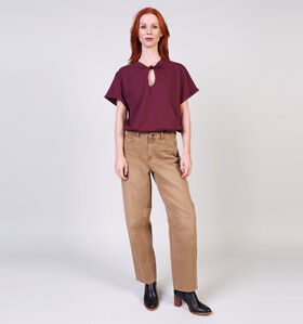 Vila Raya Jeans en Brun pour femmes (366146)