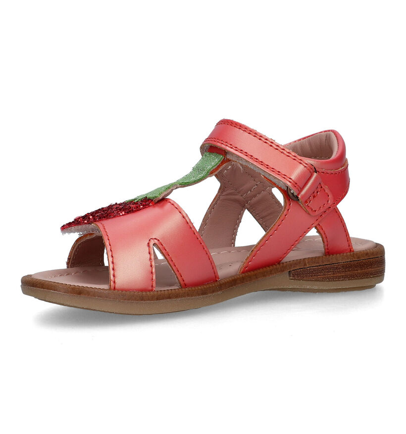 STONES and BONES Strav Sandales en Rose pour filles (325892)