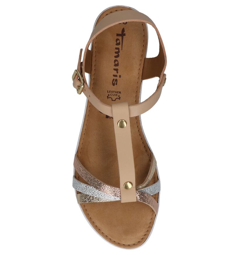 Tamaris Beige Sandalen, , pdp