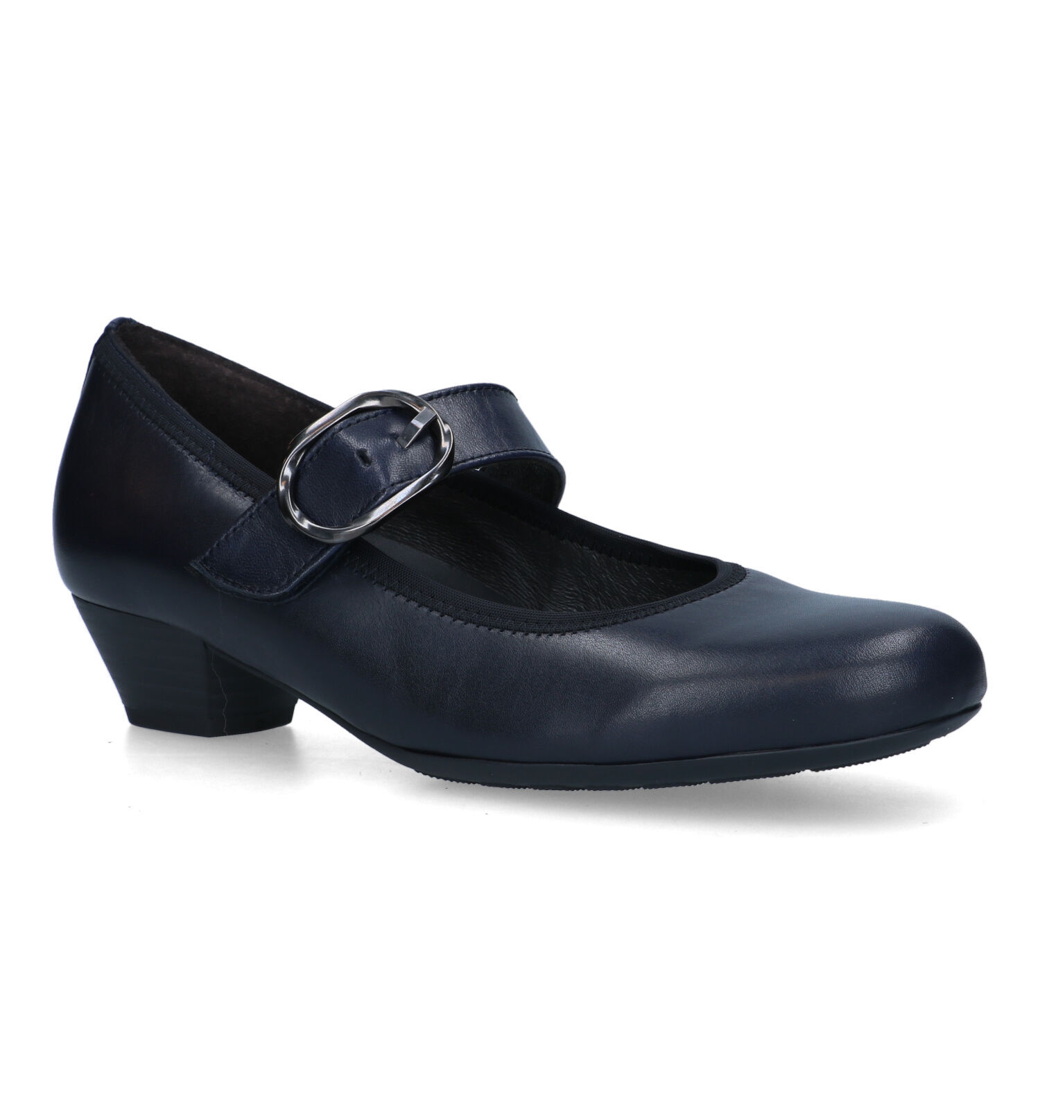 Blauwe pumps met bandje on sale