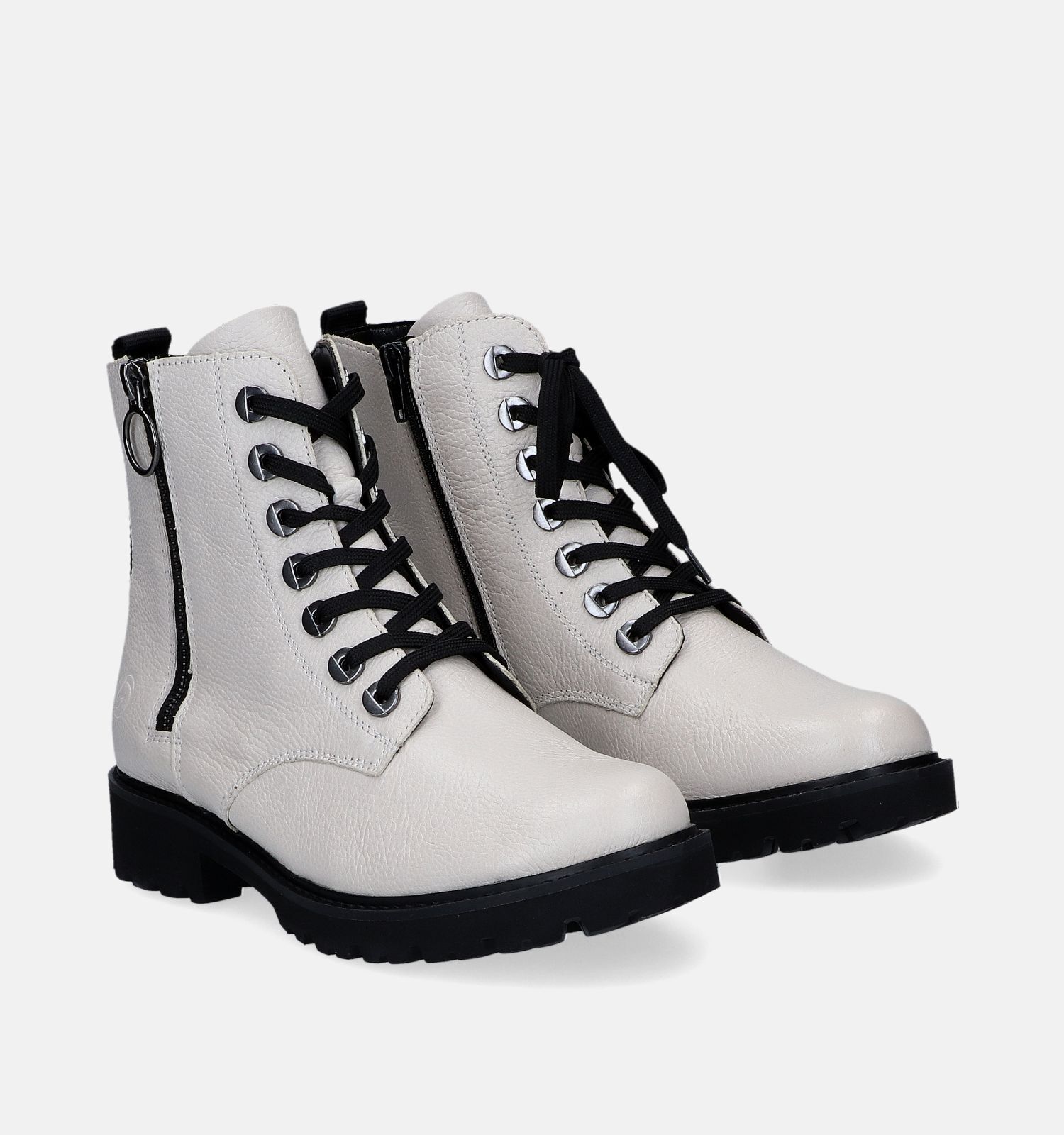 Witte new arrivals veterboots leer