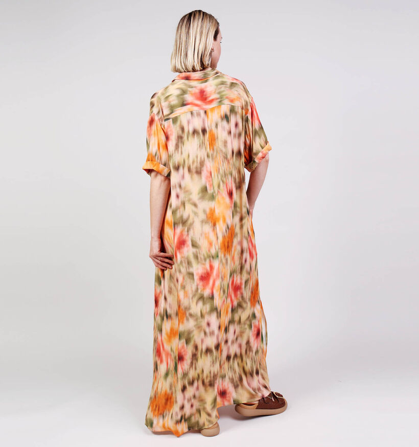 Rue Mazarine Marmara Oranje Midi jurk voor dames (374148)