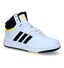 adidas Hoops Mid 3.0 Witte Hoge Sneakers voor jongens (311334) - geschikt voor steunzolen