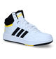 adidas Hoops Mid 3.0 Witte Hoge Sneakers in kunstleer (311334)