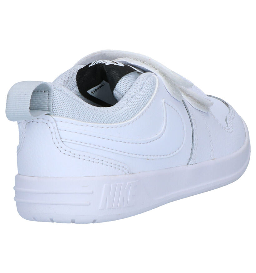 Nike Pico 5 Baskets en Blanc en cuir (254092)