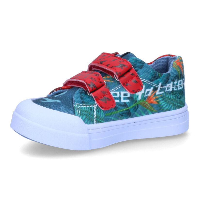 Go Banana's Alligator Rode Sneakers in stof (303323)
