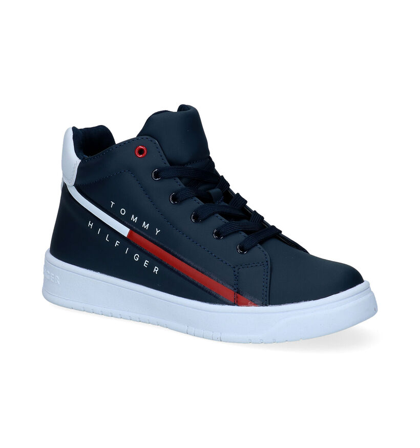 Tommy Hilfiger Chaussures hautes en Bleu foncé en simili cuir (295398)