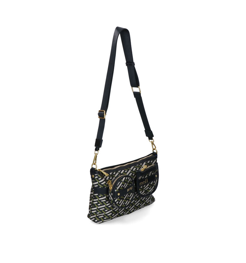 Pepe Moll Jacquard Zwarte Crossbody Tas voor dames (316902)