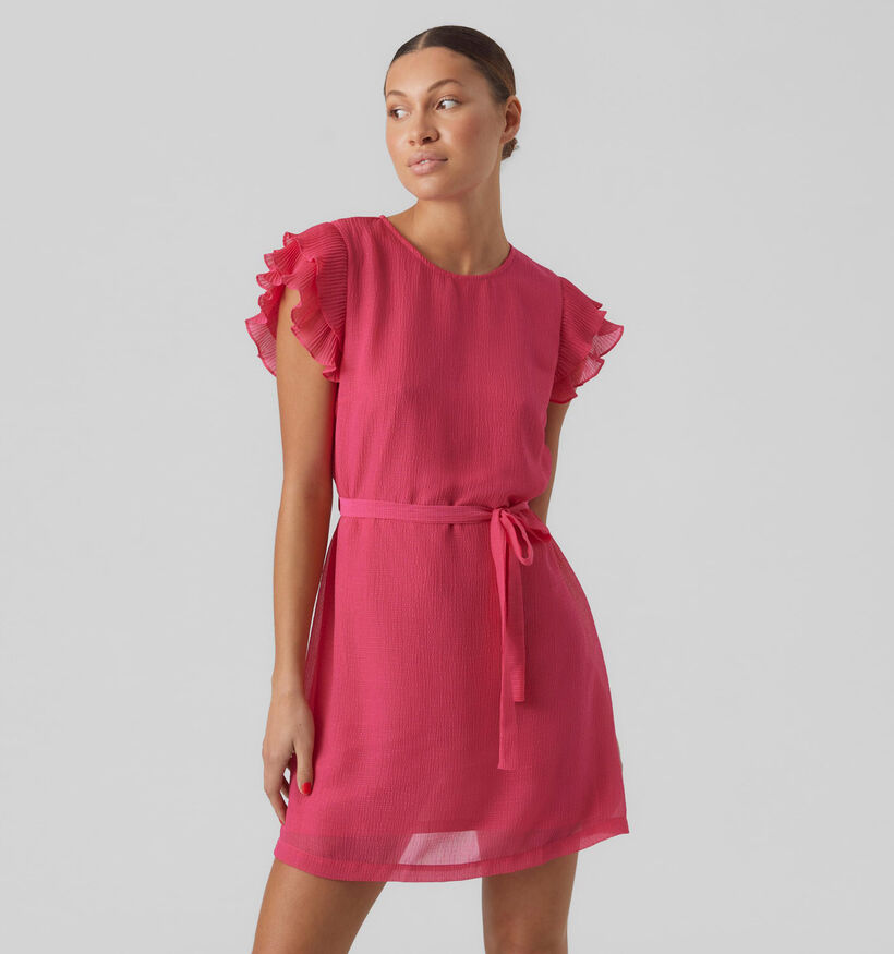 Vero Moda Hailey Fuchsia Jurk (327187)