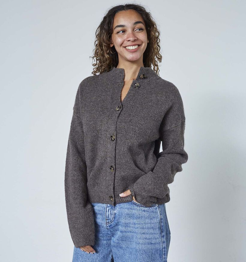 Sisters Point Luca Gilet en Marron pour femmes (371946)