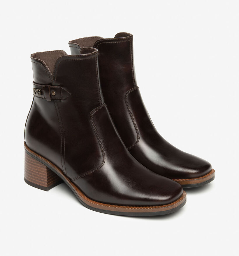 NeroGiardini Bottines à talons en Brun foncé pour femmes (363907)