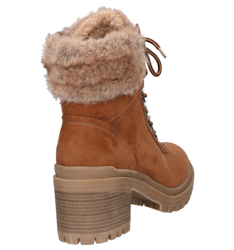 Youh! Cognac Boots in kunstleer (256579)