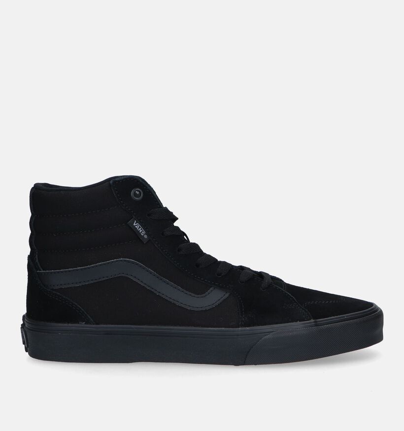 Vans Filmore Hi Baskets de skate en Noir pour hommes (328236)