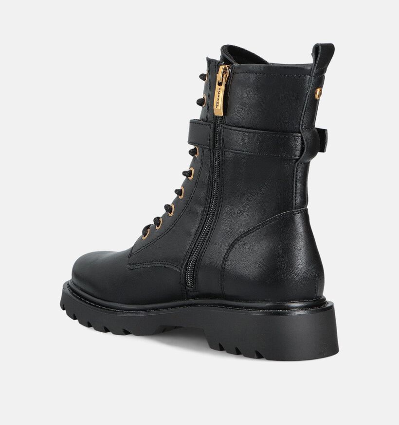 Tamaris Zwarte Veterboots voor dames (362748)