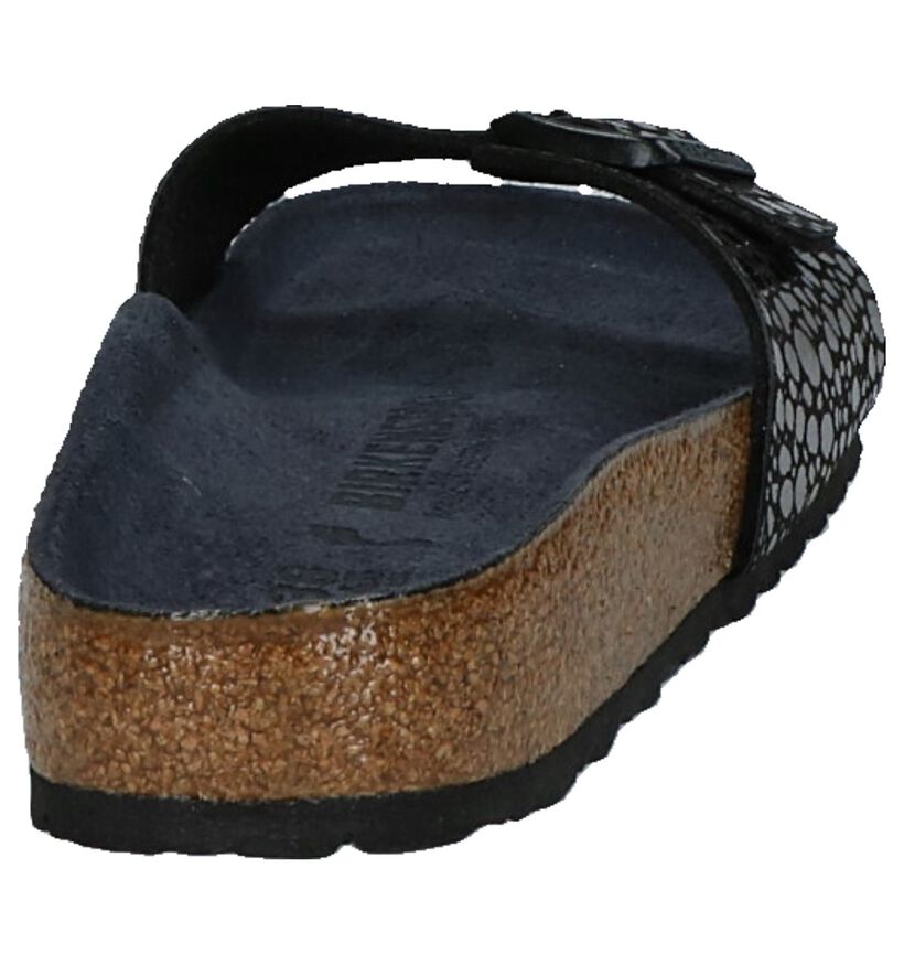 Birkenstock Madrid Zwarte Slippers voor dames (302977)