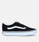 Vans Ward Baskets de skate en Noir pour femmes (327994)