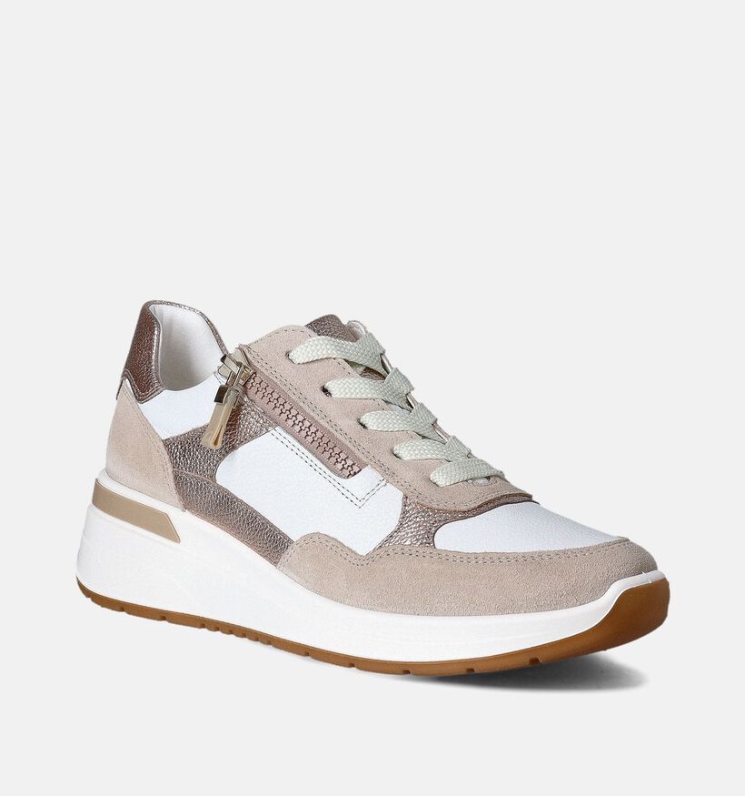 Ara Garda High Soft Baskets avec talon compensé en Beige pour femmes (355195) - pour semelles orthopédiques